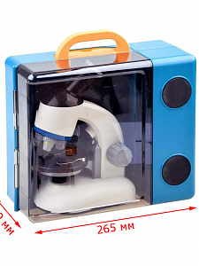 Микроскоп детский для наблюдения с кейсом в виде столика Орбита OT-INL83